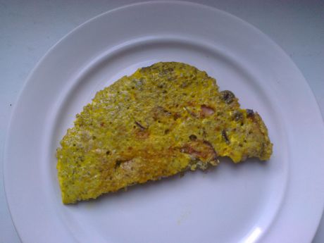 Przepis  omlet na kaszy jęczmiennej przepis