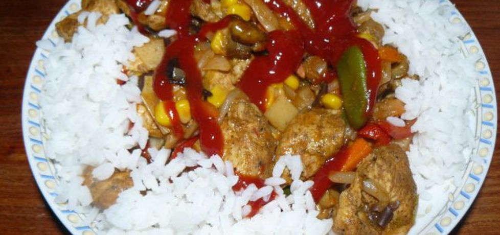 Kurczak po chińsku z ryżem (autor: ewelina38)