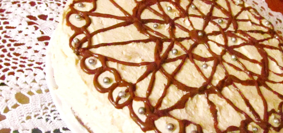 Tort chałwowo-waniliowy z bezą (autor: joanna