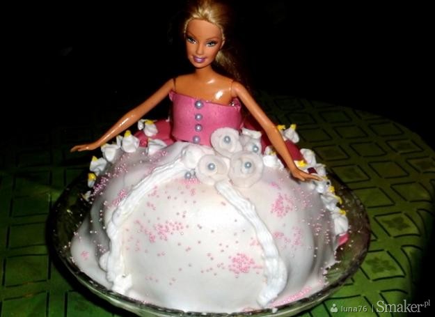 Tort księżniczka, tort lalka barbie