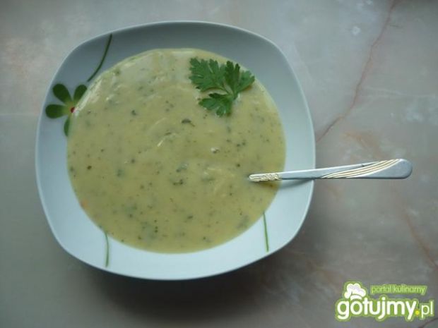 Zupa krem z brokułów  kulinarne abc