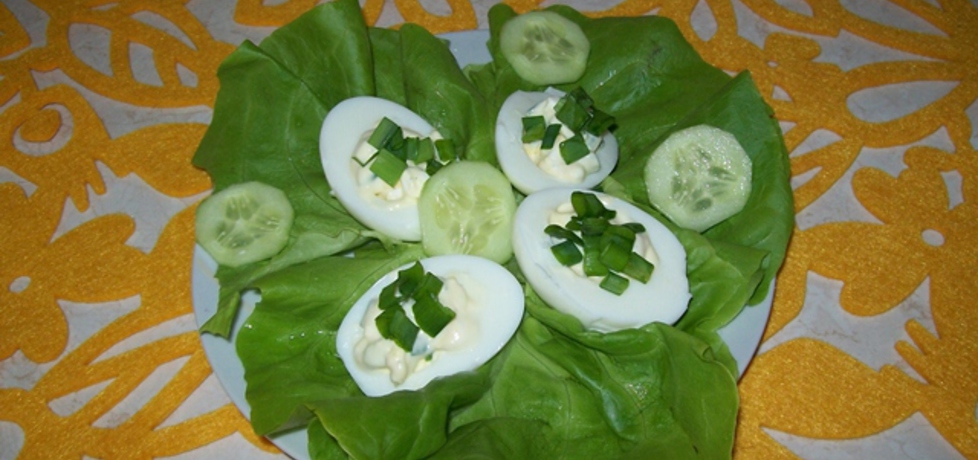 Wielkanocne jajka z serkiem wiejskim i śmietaną (autor: madi356 ...