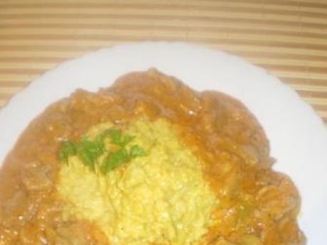 Przepis  ryż kleisty z curry i parmezanem przepis