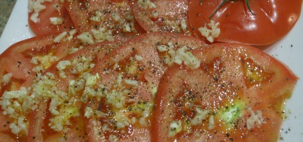 Czosnkowe pomidory (autor: olkaaa)