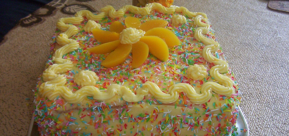 Tort brzoskwiniowy (autor: smacznab)