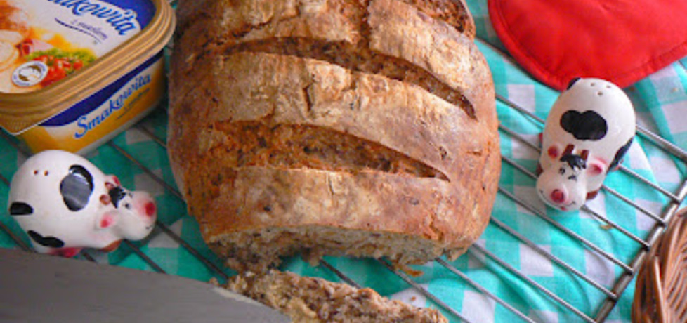 Chleb żytni na zakwasie z nasionami lnu (autor: mysza75 ...