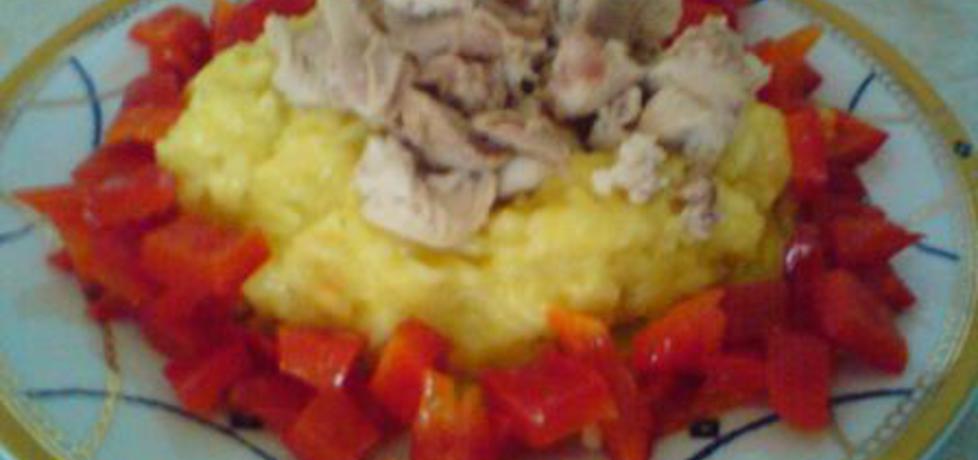 Pyszny ryż z kurczakiem i papryką (autor: ilka86)