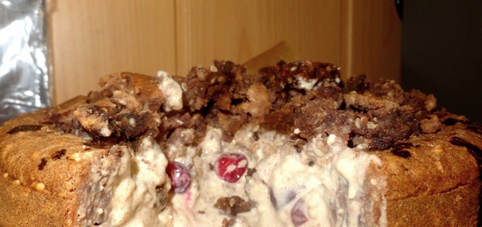 Ciasto kawowe z sezamem, tapioką i żurawiną (autor: rafal10 ...
