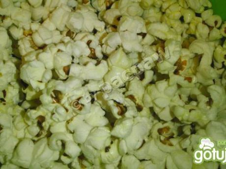 Przepis  popcorn podwójnie lniany przepis