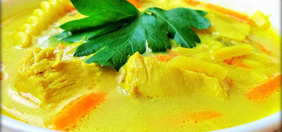 Zupa curry z kurczakiem i makaronem (autor: futka ...