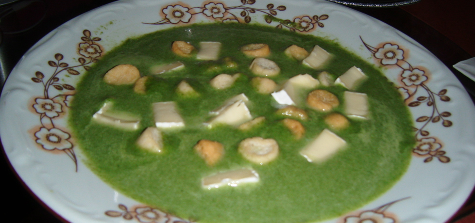 Zupa krem ze szpinaku z serem camembert (autor: edyta41 ...
