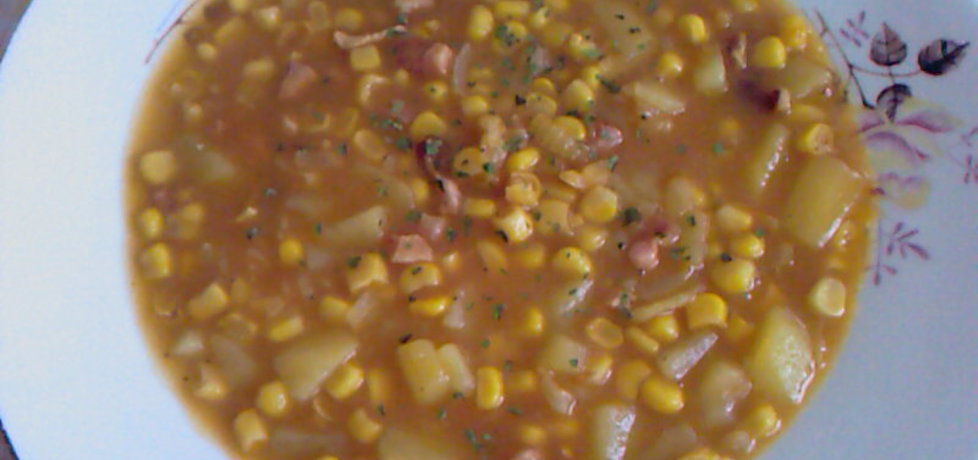 Zupa ziemniaczana z kukurydzą (autor: misia13)