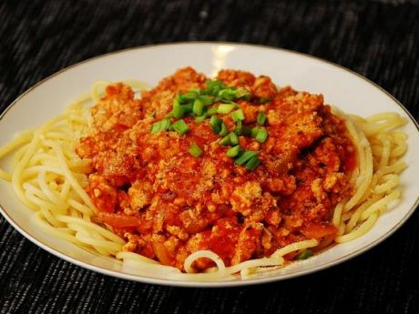 Przepis  ostre spaghetti z kurczakiem przepis