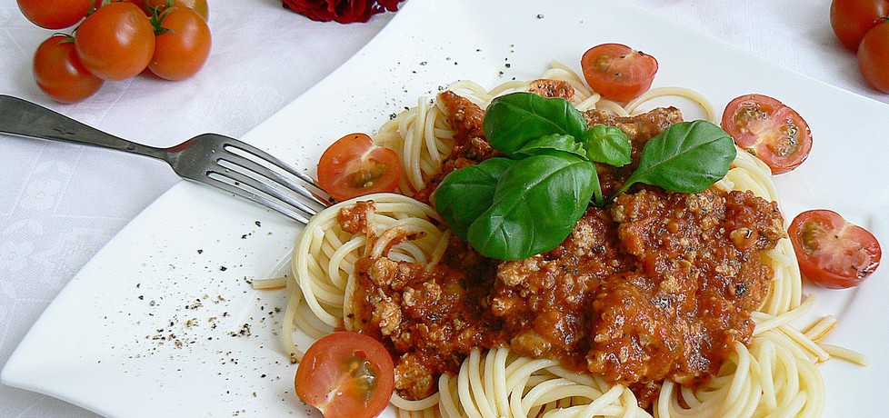 Spaghetti z sosem bolognese (autor: mysza75)