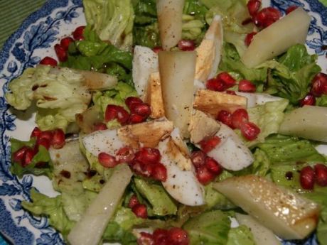 Przepis  salatka z granatem i melonem przepis