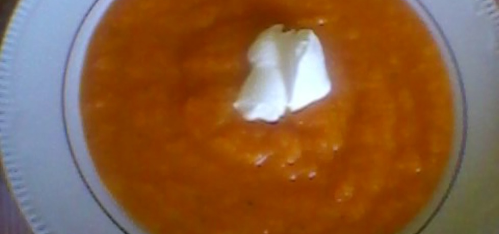 Kremowa zupa z dyni ze śmietaną (autor: justyna223 ...