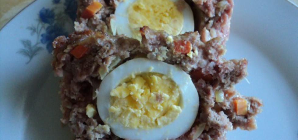 Zapiekane mięso mielone nadziewane jajkiem (autor: haneczka1 ...