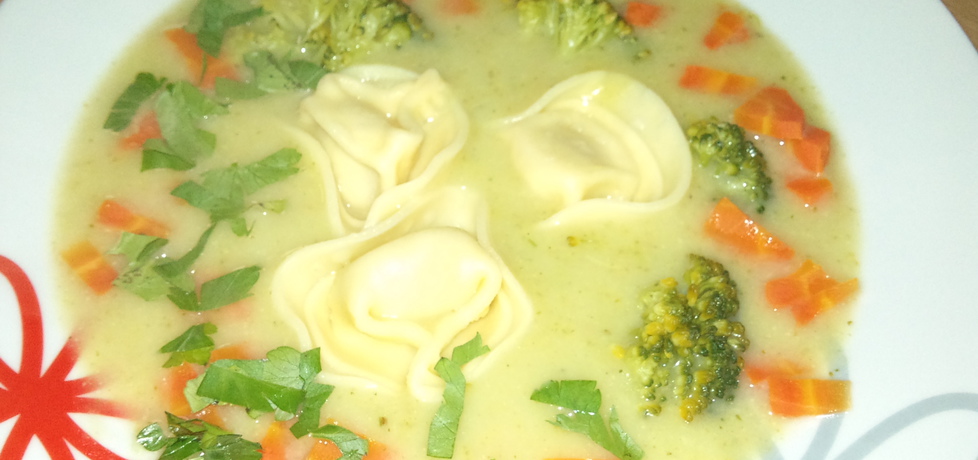 Zupa brokułowa z tortellini (autor: alexm)