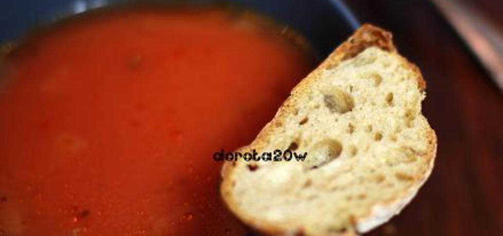 Włoska zupa pomidorowa z ciabattą (autor: dorota20w ...