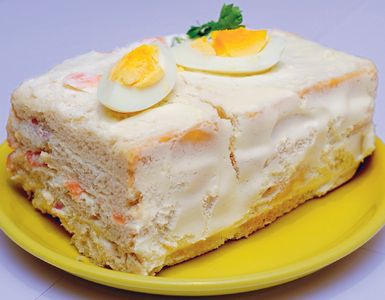 Smorgostorta – szwedzki tort kanapkowy