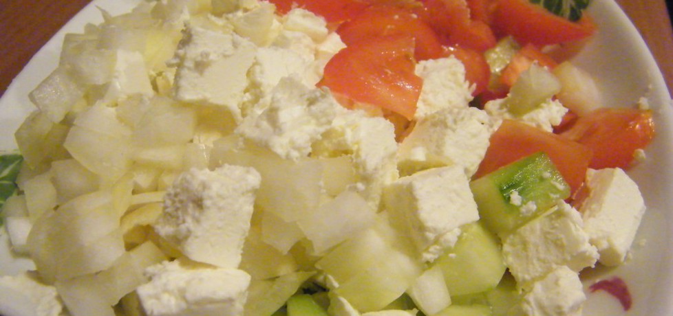 Sałatka z serem feta i pomidorem (autor: izapozdro ...