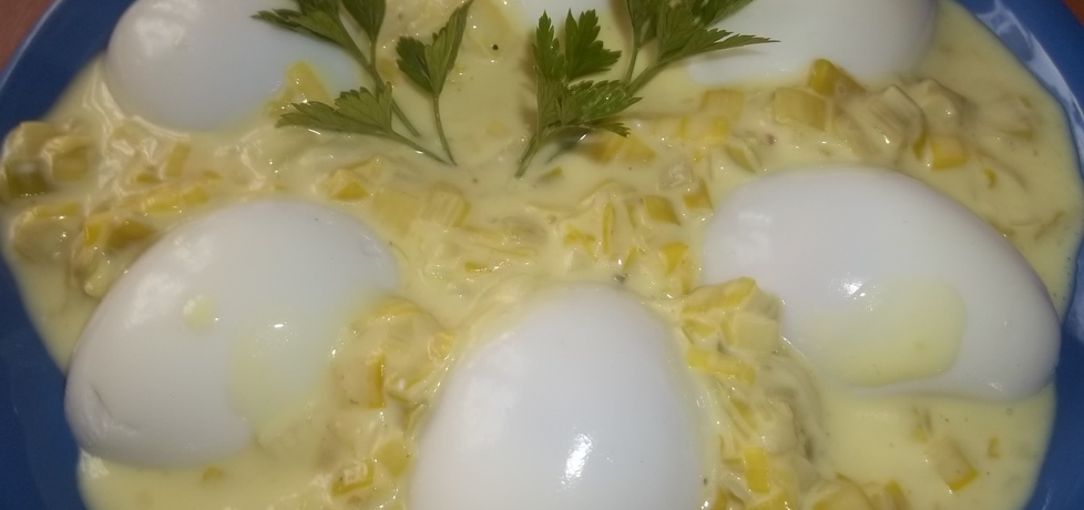 Jajka w sosie porowym (autor: gosia1988)