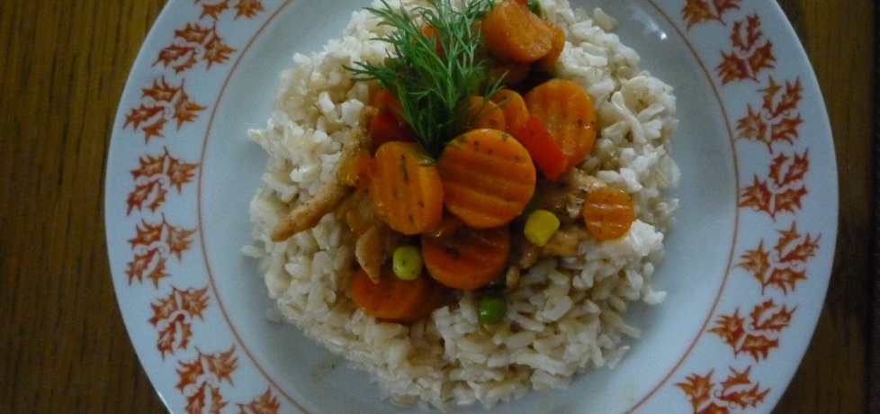 Ryż z warzywami i kurczakiem (autor: dwa-pokoje-z