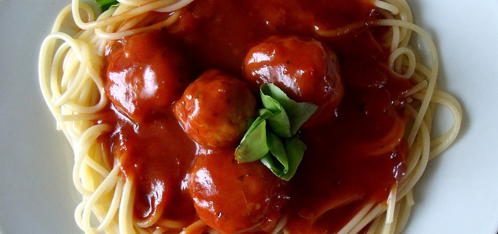 Diabelskie spaghetti z kulkami mięsnymi (autor: rossie ...