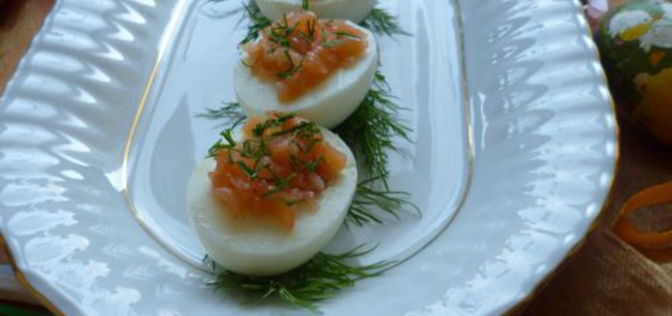 Jajka faszerowane łososiem (autor: krystyna32)