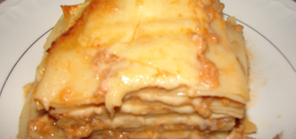 Lasagne z gotowanym mięsem (autor: motorek)