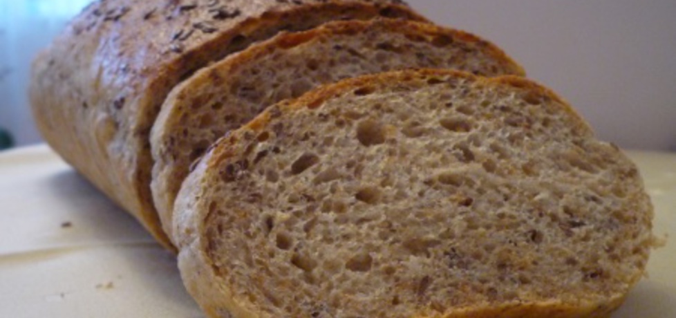 Prosty chleb z siemieniem lnianym (autor: kotpankracy ...