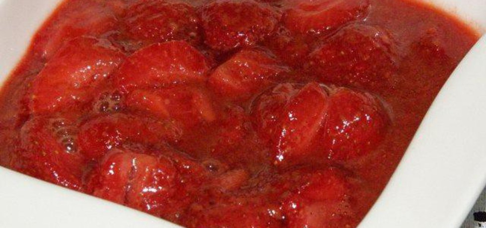 Truskawki w sosie karmelowym z malibu (autor: habibi ...