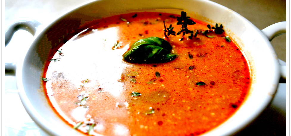 Zupa pomidorowa z pieczarkami i szynką (autor: christopher ...