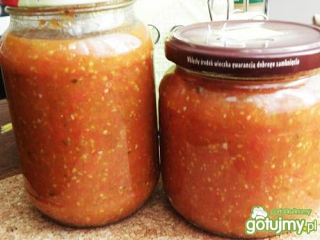 Przepis  sok pomidorowy z czosnkiem i oregano przepis