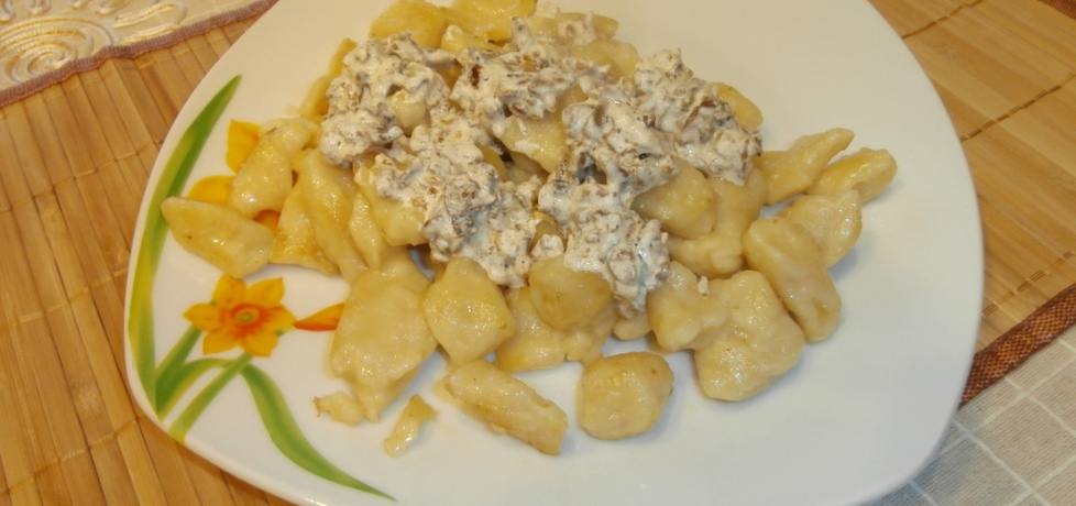 Gnocchi z suszonymi grzybami (autor: izapozdro)