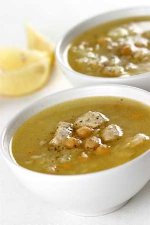 Harira (arabska zupa z kurczaka i ciecierzycy)