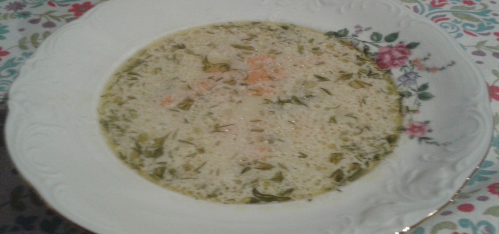 Zupa koperkowa z groszkiem (autor: wwwiolka)