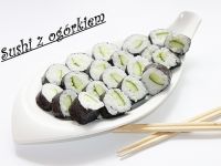 Przepis  sushi z ogórkiem zielonym przepis