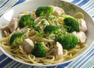 Spaghetti z brokułami  prosty przepis i składniki