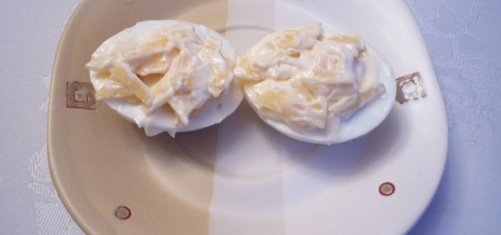 Jajka faszerowane żółtym serem (autor: renatazet)