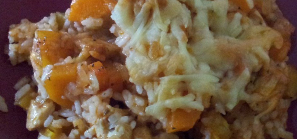 Zapiekany ryż z kurczakiem i warzywami (autor: krokus ...
