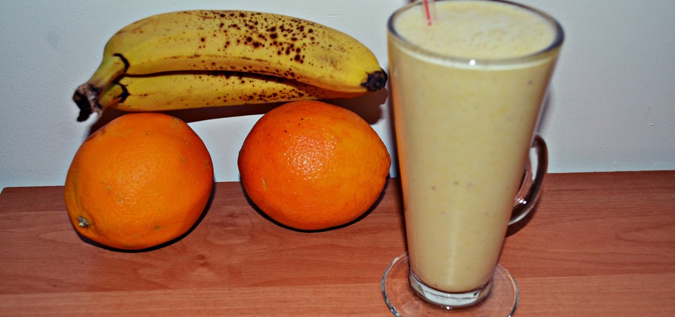 Koktajl bananowo-pomarańczowo (autor: duusiak)