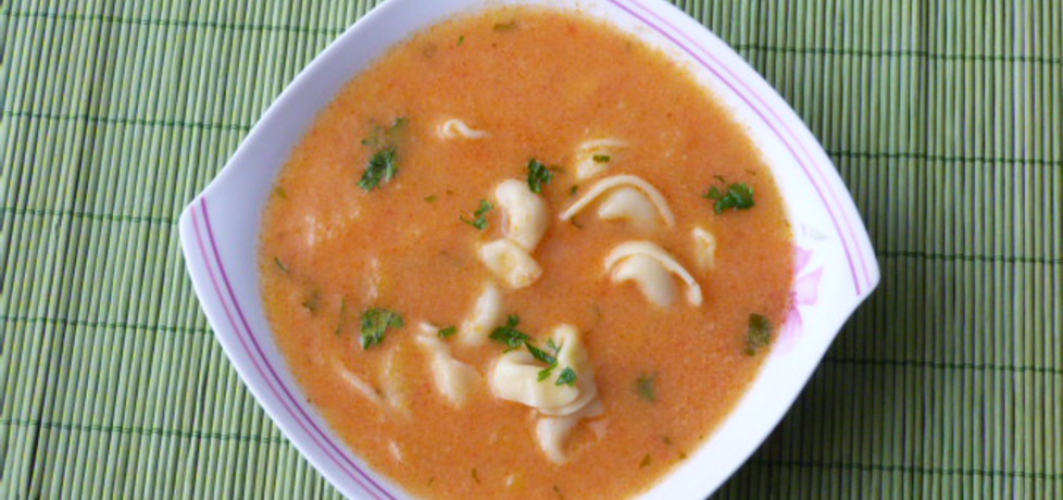 Zupa pomidorowa z tortellini z mięsem (autor: renatazet ...