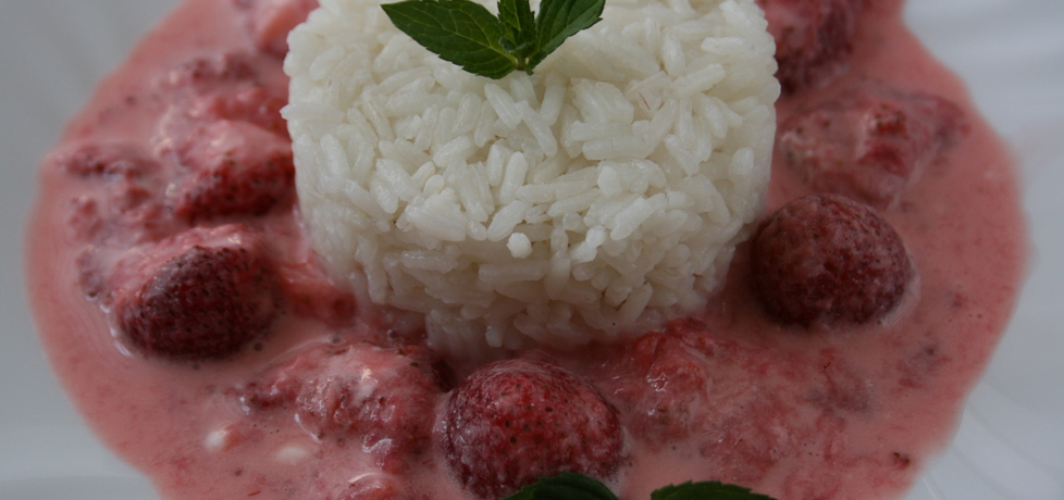 Ryż z truskawkami (autor: skotka)