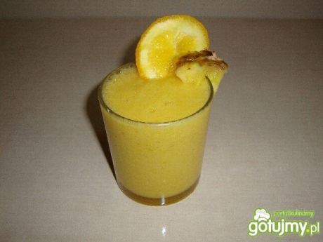 Koktajl ananas-pomarańcz przepis