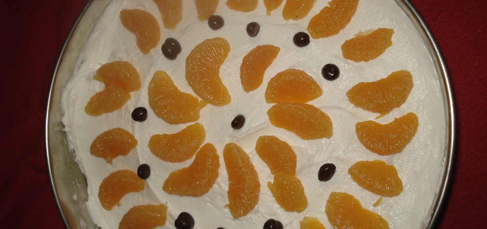 Torcik jogurtowy z mandarynkami (autor: norweska20 ...