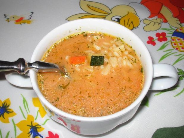Przepis  zupa pomidorowa z ryzem przepis
