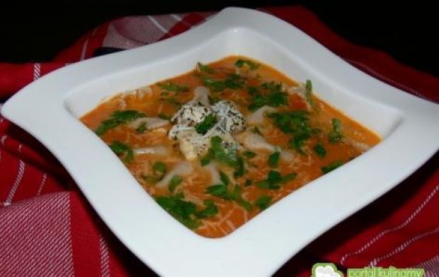 Zupa krem z pieczonych pomidorów przepis. gotujmy.pl