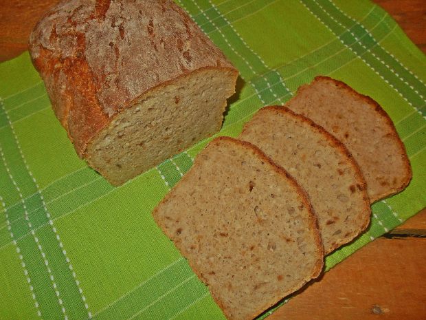 Przepis  chleb z kaszą jaglaną i cebulą przepis