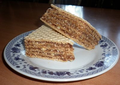 Wafle ”nugatowe”